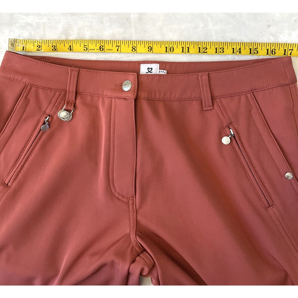 Daily Sports Born in Sweden Women’s Insulated Golf Pant Sz 10 Salmon Pockets - Picture 4 of 8